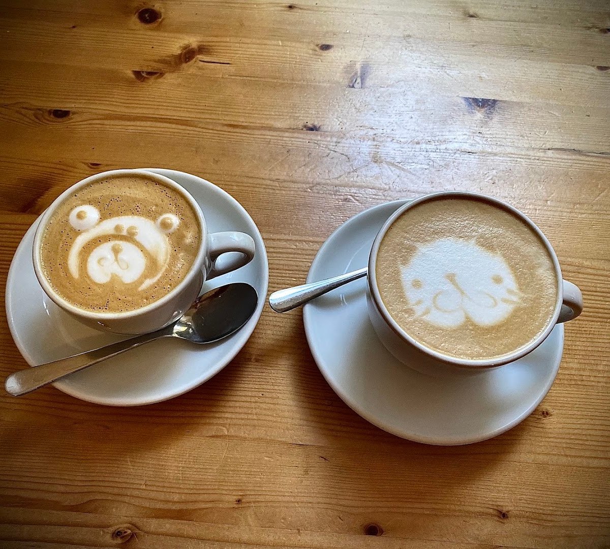 Coffee at Srnky, specialty coffee shop in Prague