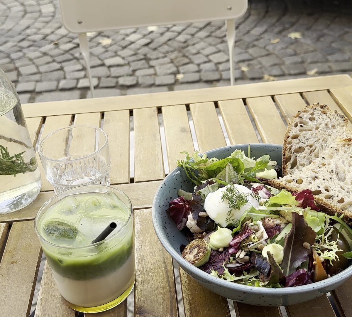 Food at Srnky, specialty coffee shop in Prague