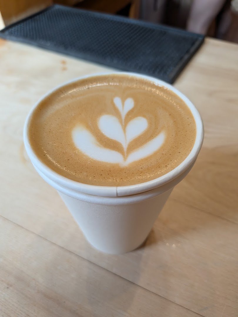 Coffee at Sunergos Coffee, specialty coffee shop in Louisville