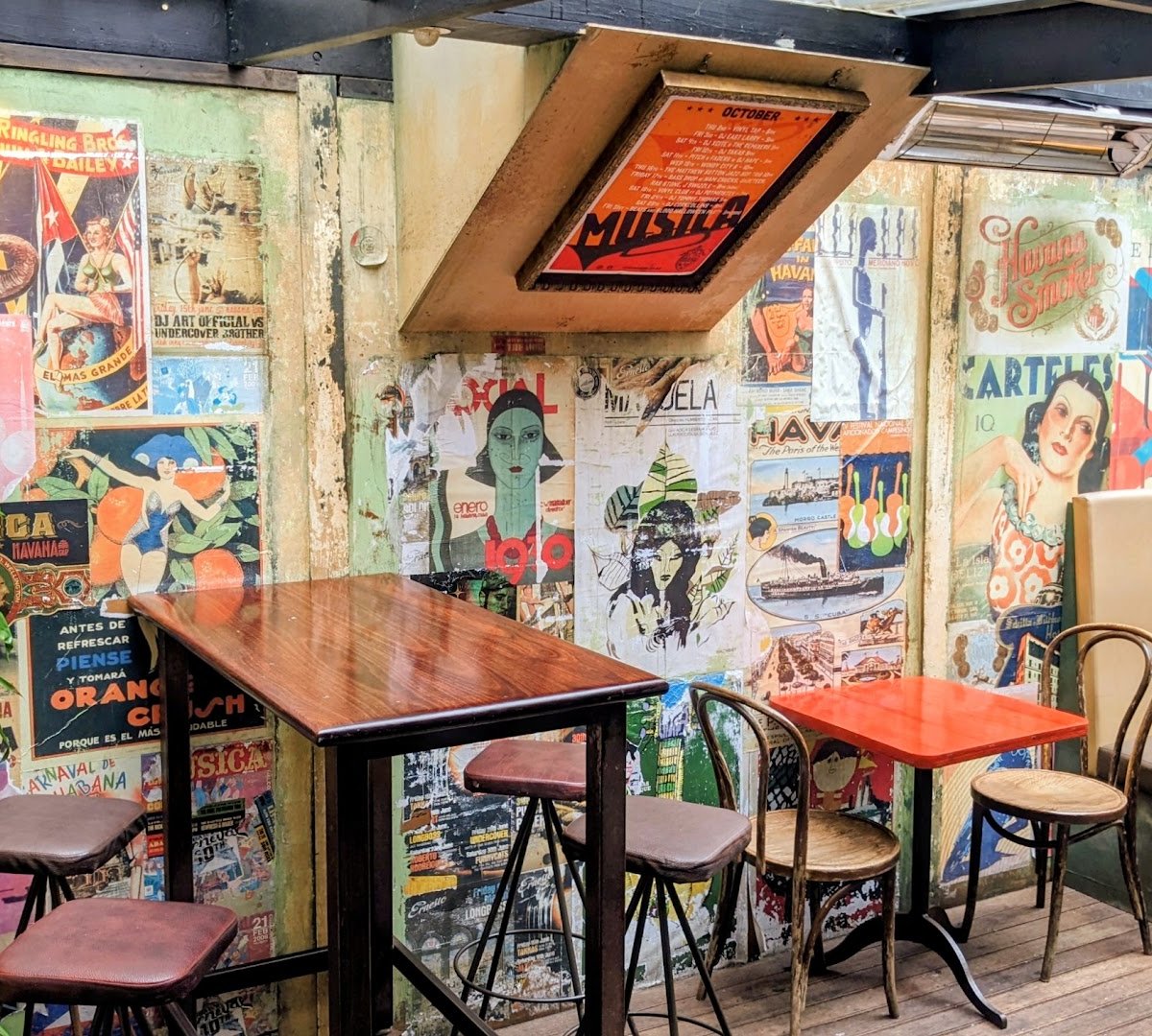 Interior of Fidel's Cafe, specialty coffee shop in Wellington