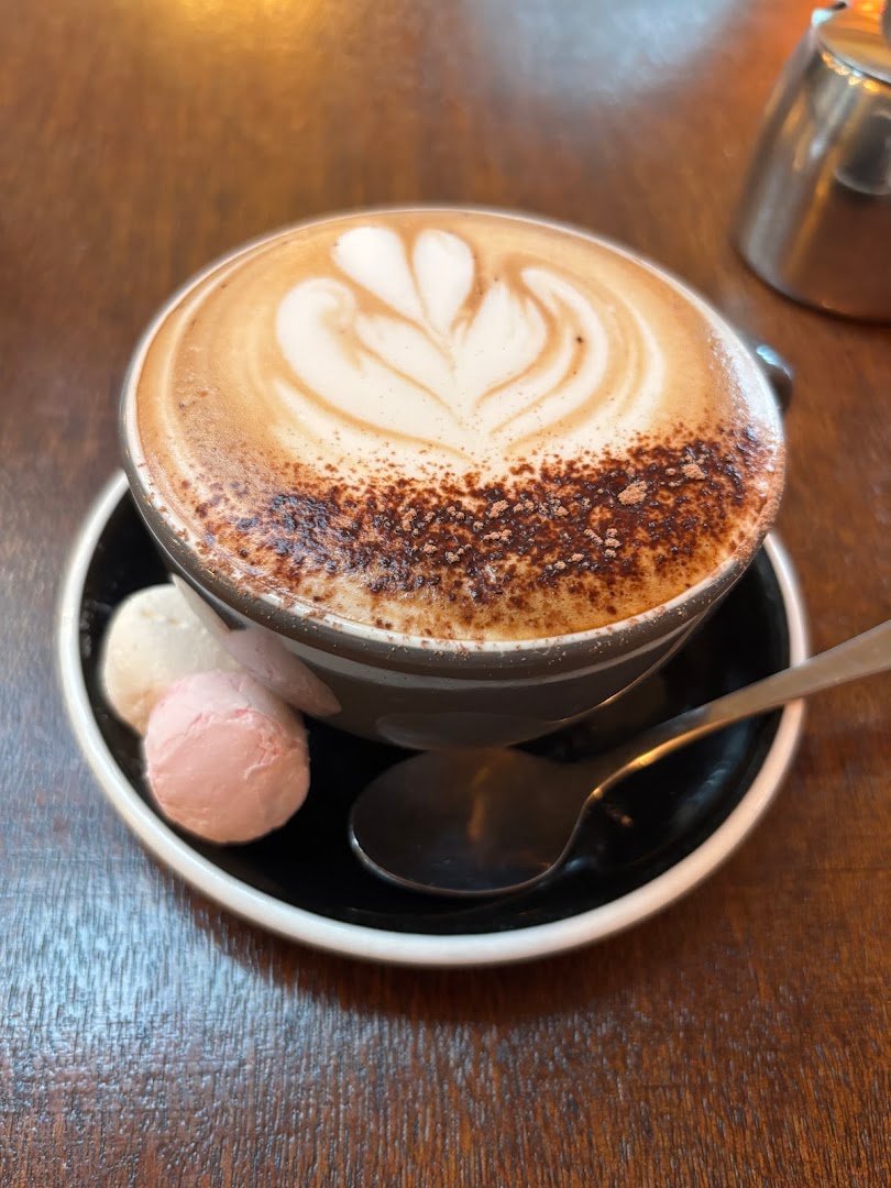 Coffee at Fidel's Cafe, specialty coffee shop in Wellington
