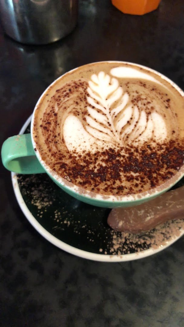 Coffee at Fidel's Cafe, specialty coffee shop in Wellington