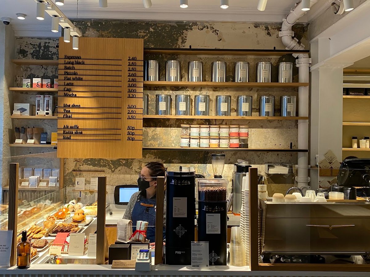 WatchHouse Spitalfields specialty coffee shop in London - photo 7