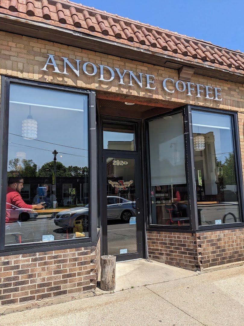 Storefront of Anodyne Coffee Roasting Co. | Bay View, specialty coffee shop in Milwaukee
