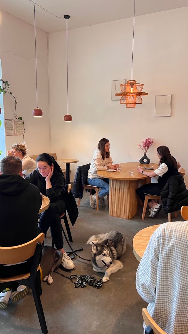 Interior of Buno Specialty Coffee, specialty coffee shop in Warsaw