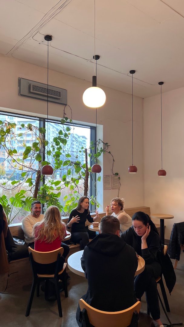 Interior of Buno Specialty Coffee, specialty coffee shop in Warsaw