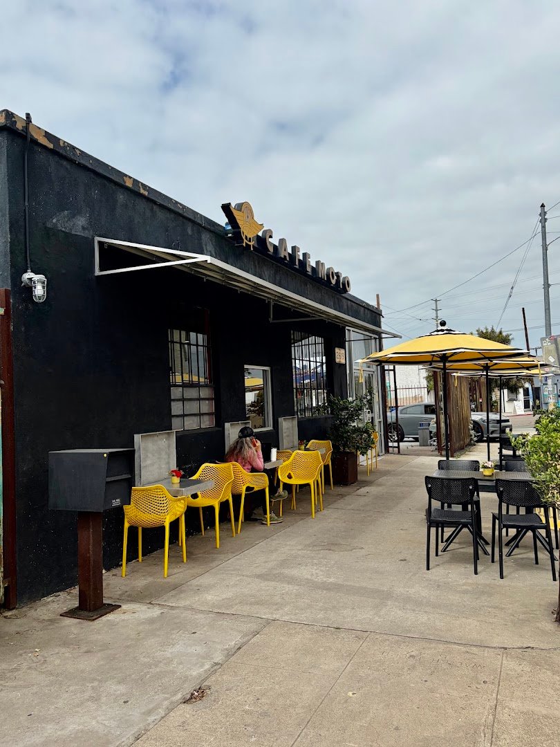 Storefront of Cafe Moto, specialty coffee shop in San Diego