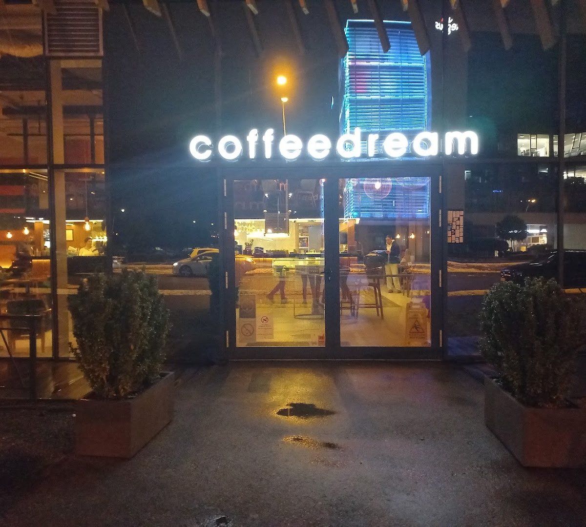 Storefront of Coffee Dream, specialty coffee shop in Belgrade
