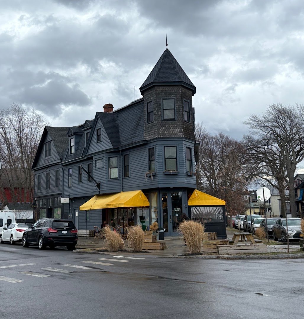 Storefront of Remedy House, specialty coffee shop in Buffalo
