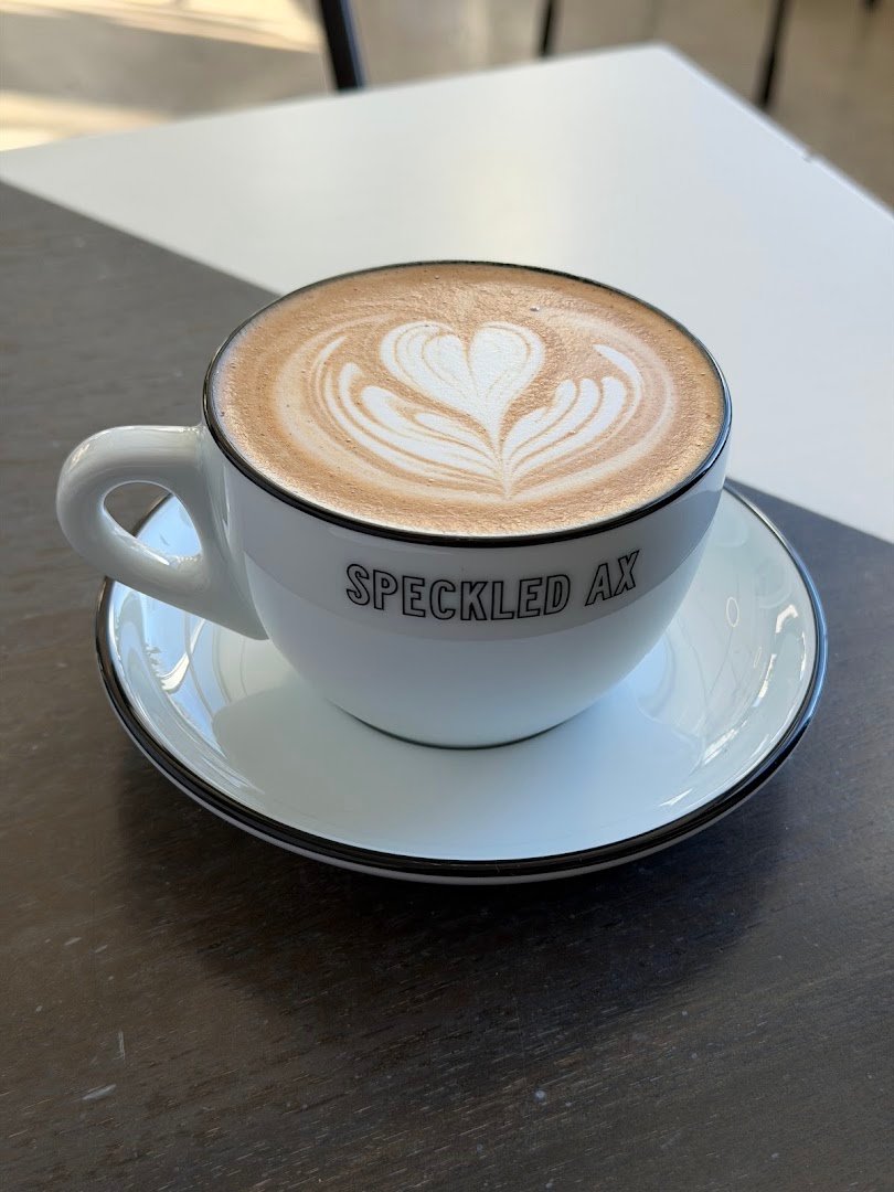 Coffee at Speckled Ax, specialty coffee shop in Portland