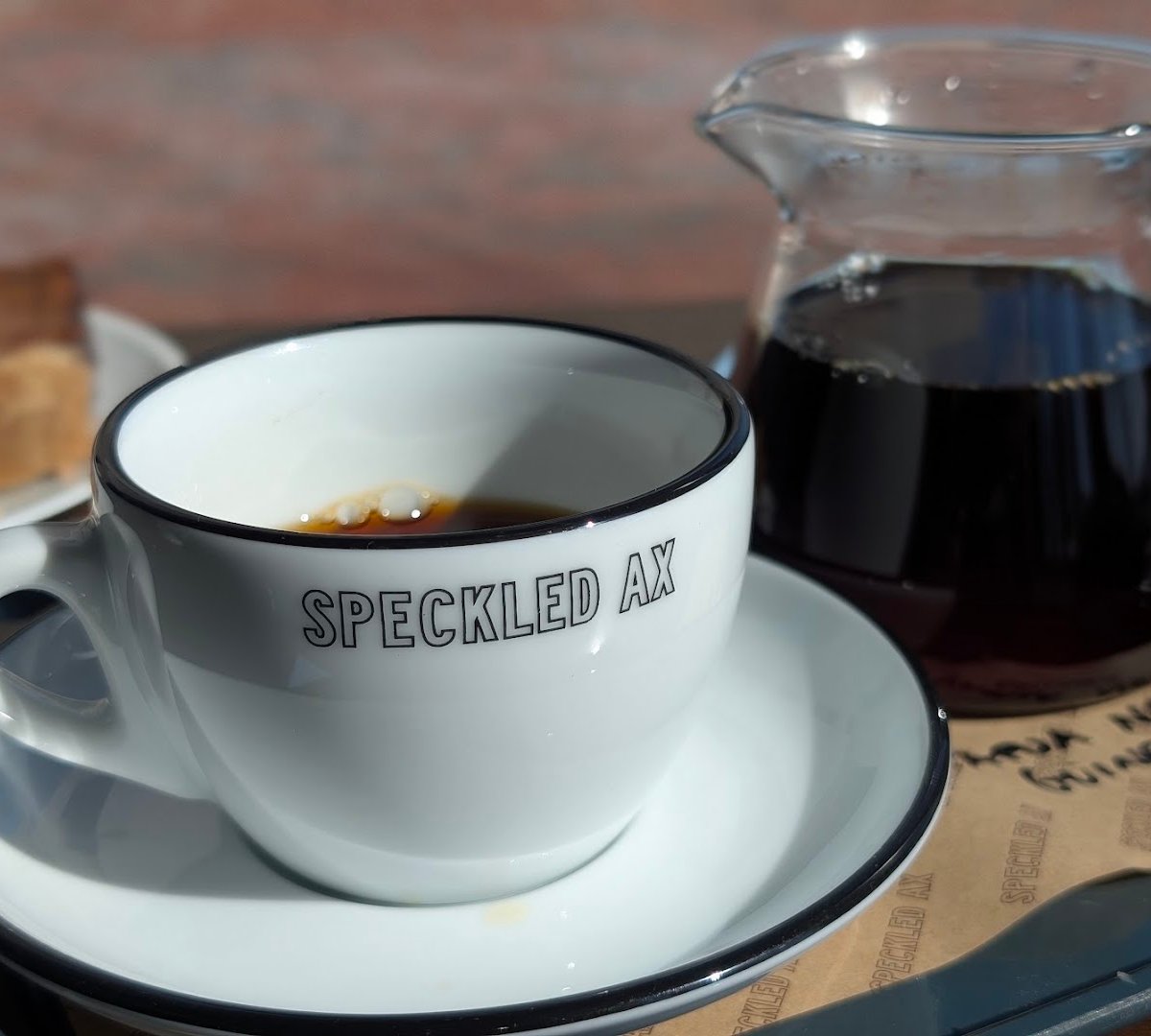 Coffee at Speckled Ax, specialty coffee shop in Portland