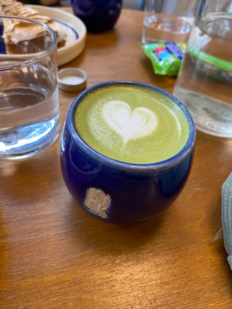Coffee at KICK, specialty coffee shop in Athens