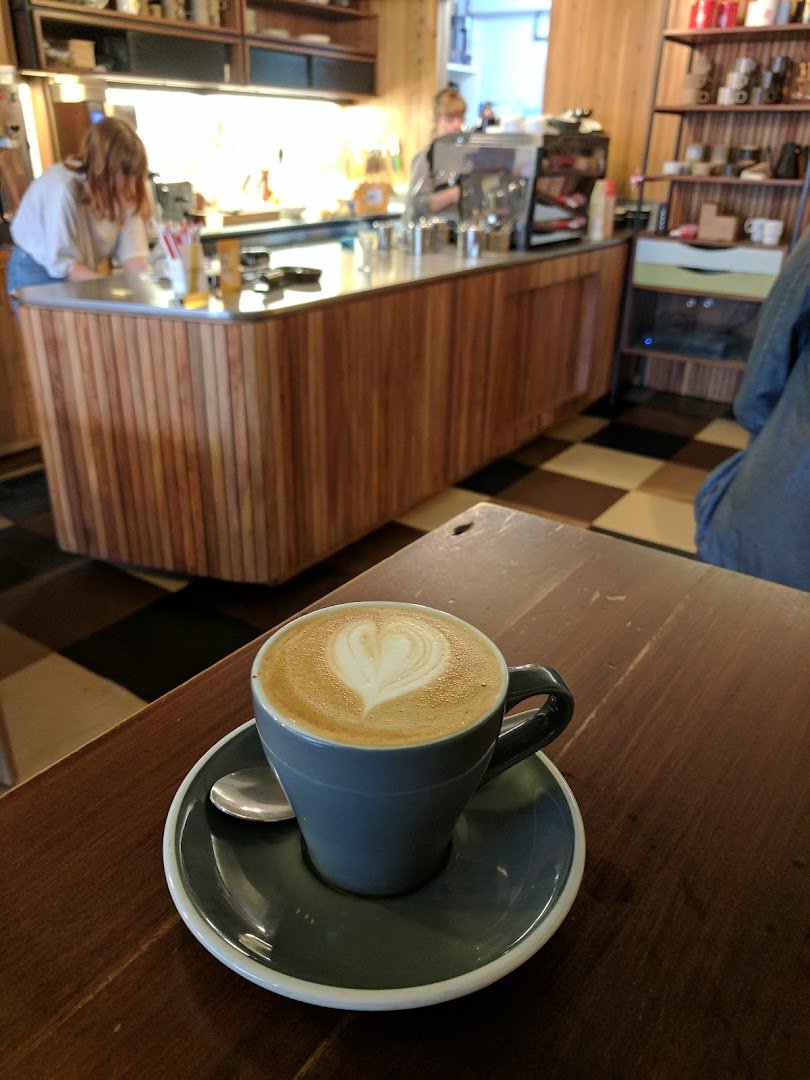 Coffee at Customs, specialty coffee shop in Wellington