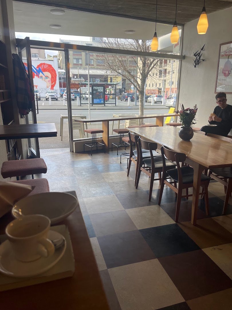 Interior of Customs, specialty coffee shop in Wellington
