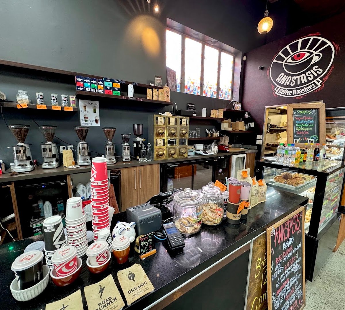 Interior of The Reaper by Anastasis, specialty coffee shop in Auckland