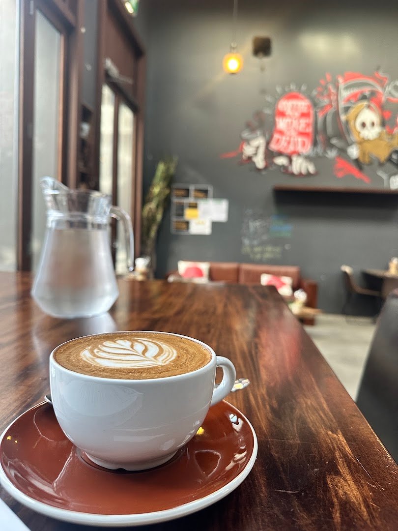 Coffee at The Reaper by Anastasis, specialty coffee shop in Auckland