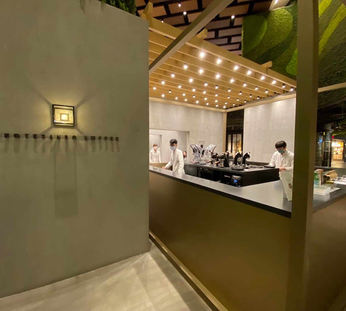 Interior of Omotesando Koffee, specialty coffee shop in Hong Kong