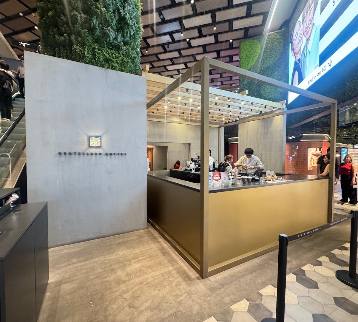 Interior of Omotesando Koffee, specialty coffee shop in Hong Kong