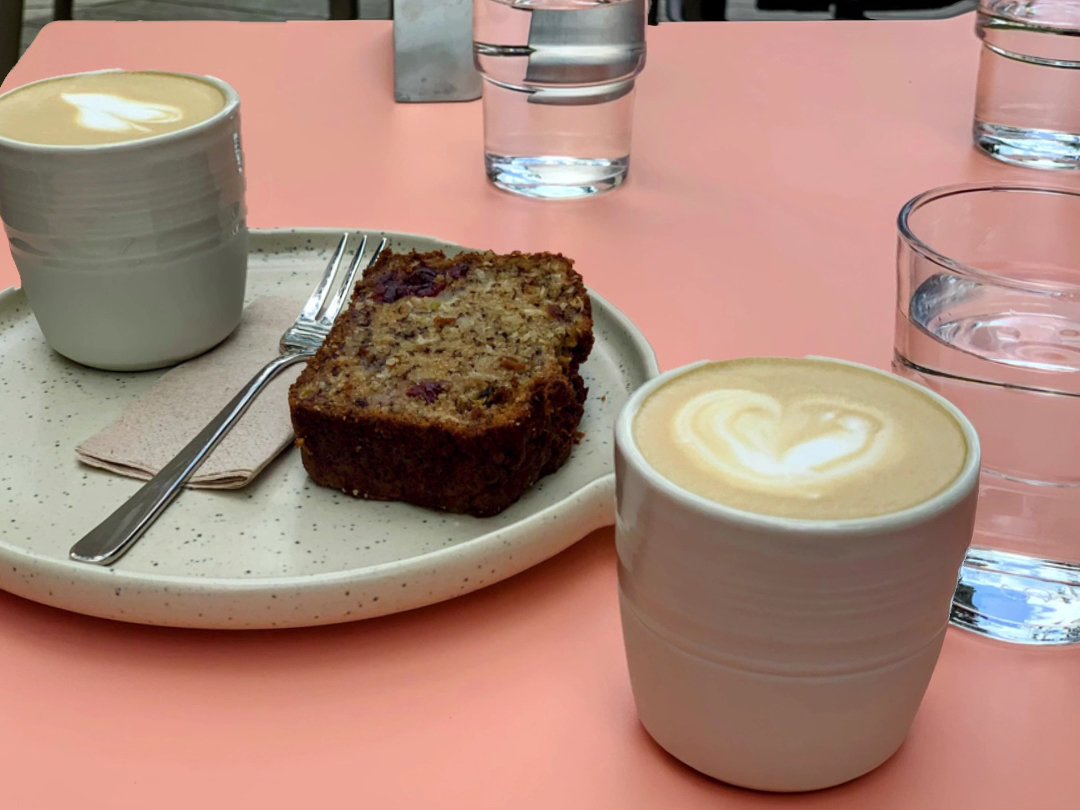 Coffee at Vila 63, specialty coffee shop in Prague