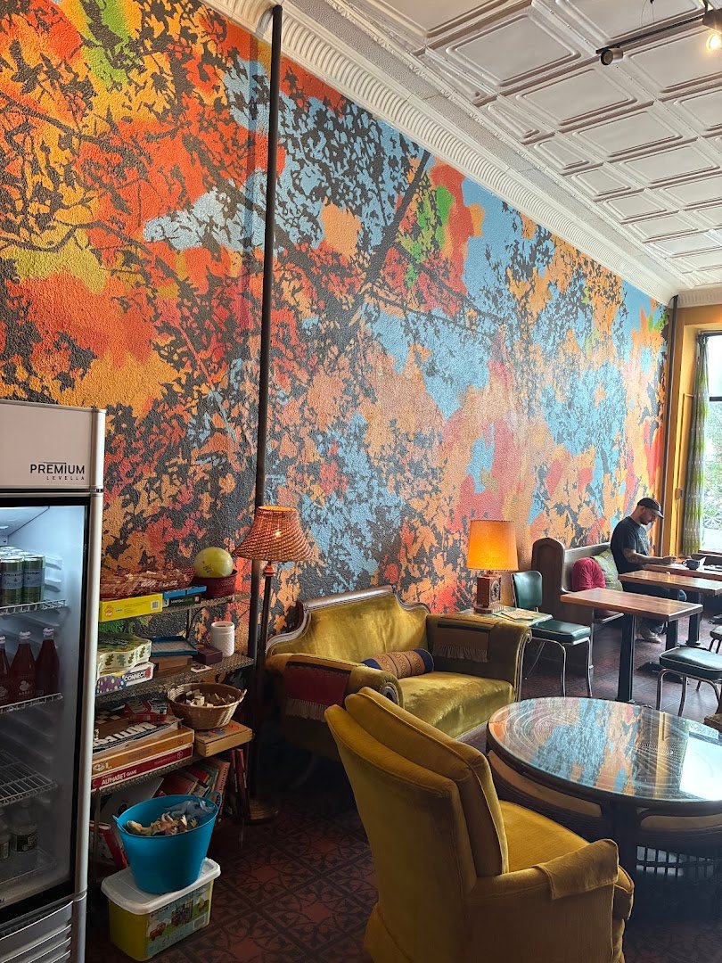 Interior of Eremita Cafe, specialty coffee shop in Philadelphia