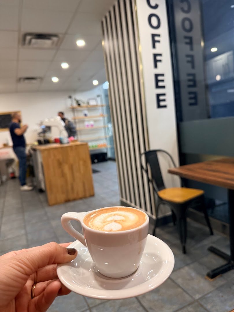 Coffee at Fahrenheit Coffee, specialty coffee shop in Toronto