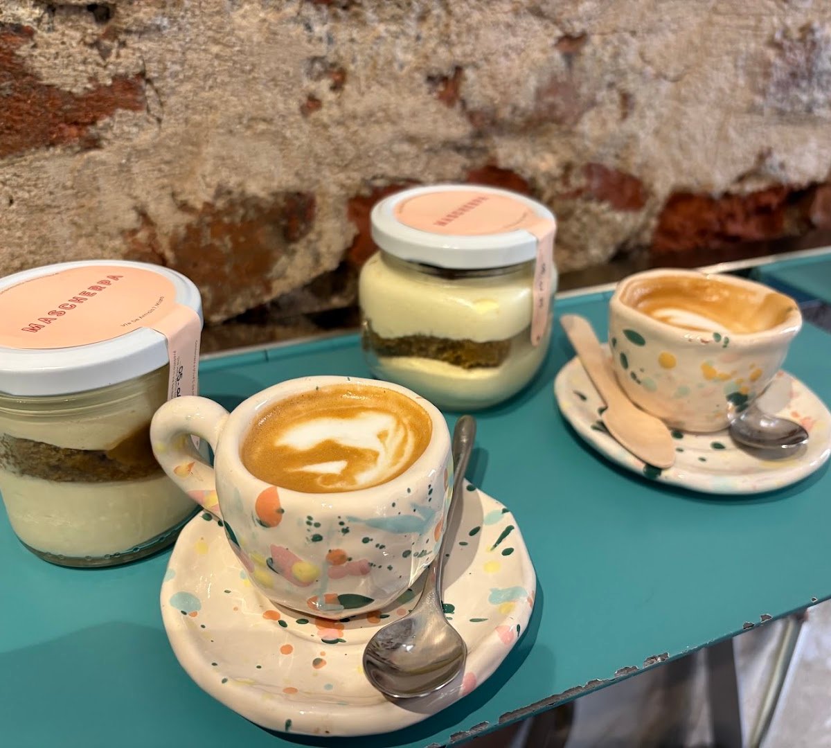 Coffee at Mascherpa the original tiramisù boutique + specialty coffee, specialty coffee shop in Milan