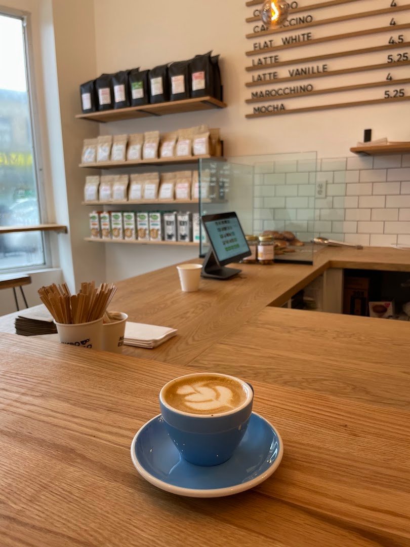 Interior of Micro Espresso - NDG, specialty coffee shop in Montreal