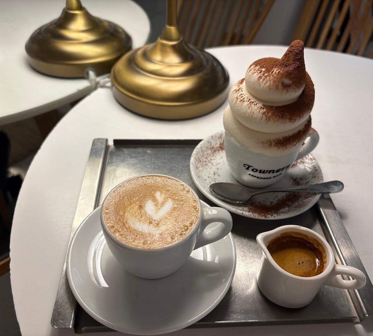 Coffee at Towners Espresso Bar, specialty coffee shop in Seoul