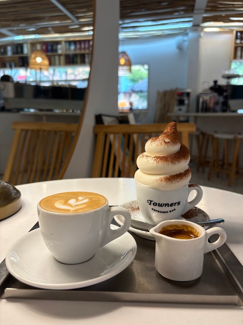 Coffee at Towners Espresso Bar, specialty coffee shop in Seoul