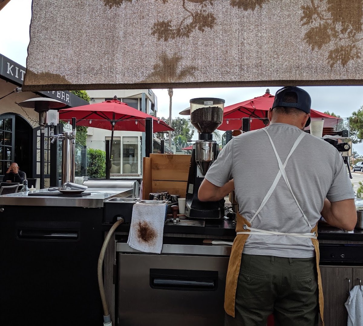 Interior of Little Joy Coffee Bar, specialty coffee shop in San Diego