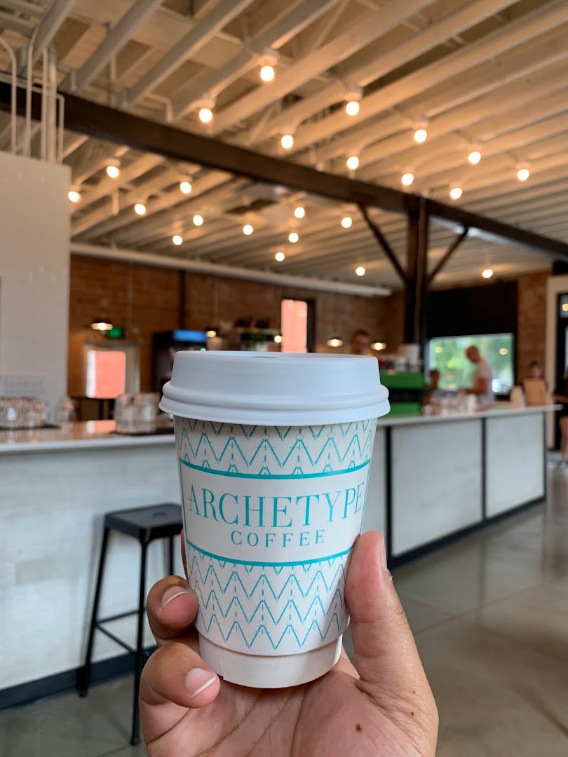 Interior of Archetype Coffee Little Bohemia, specialty coffee shop in Omaha
