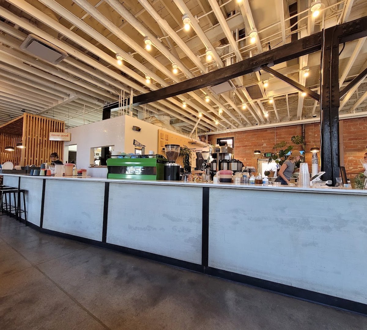Interior of Archetype Coffee Little Bohemia, specialty coffee shop in Omaha