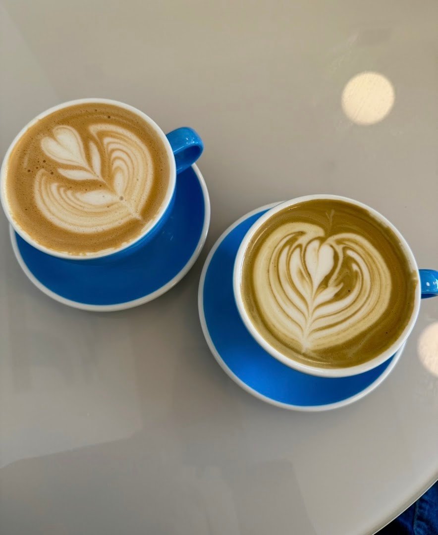 Coffee at Blue Mind Coffee, specialty coffee shop in Indianapolis