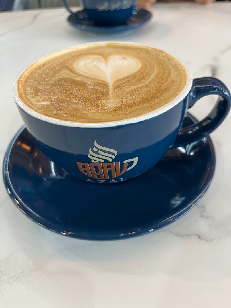 Coffee at Azal Coffee, specialty coffee shop in Milwaukee