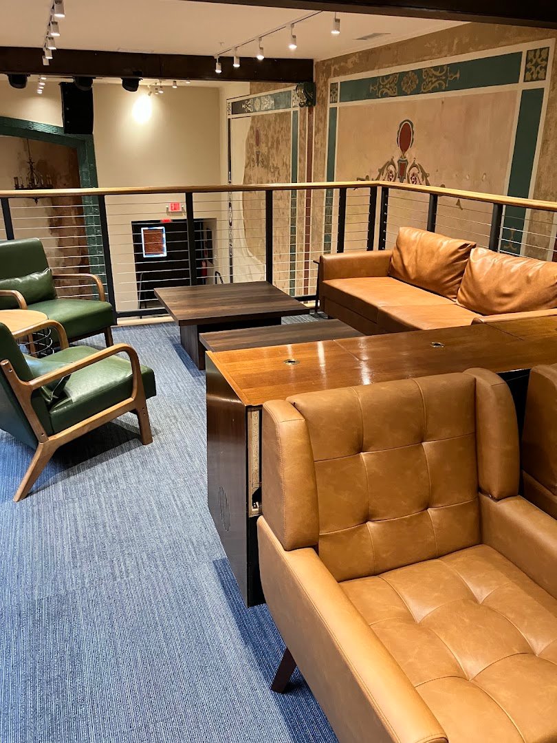 Interior of Visible Voice Books, specialty coffee shop in Cleveland