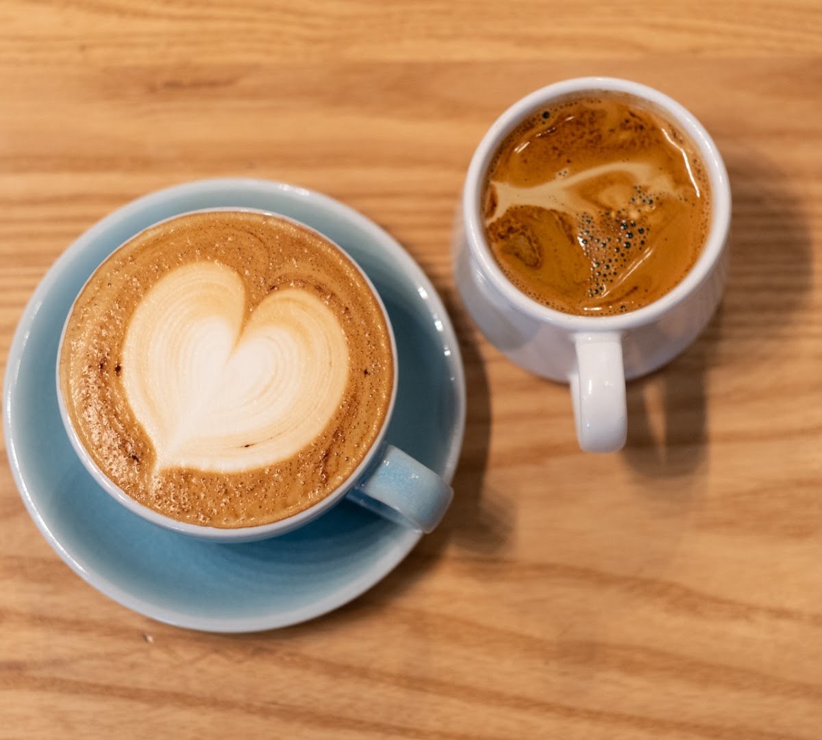 Coffee at Dark Horse Espresso Bar, specialty coffee shop in Toronto