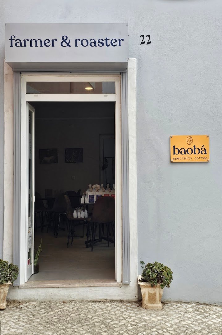 Storefront of Baobá Specialty Coffee Roasters | Marvila, specialty coffee shop in Lisbon