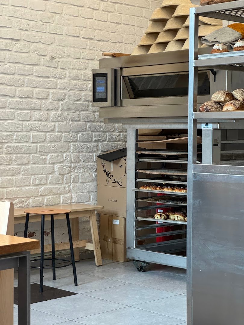Interior of Solo bakery, specialty coffee shop in Prague