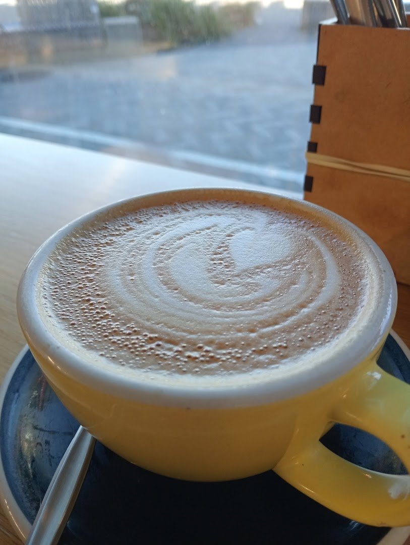 Coffee at Common Ground Cafe, specialty coffee shop in Wellington
