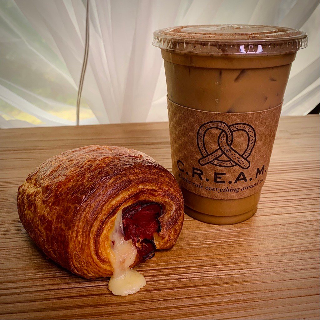 Coffee at Crust Artisan Bakeshop, specialty coffee shop in Worcester
