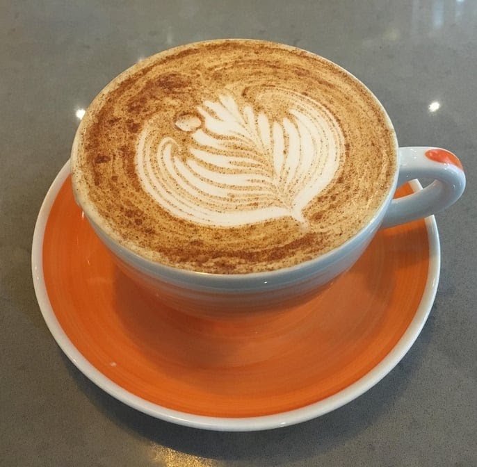Coffee at Achilles Coffee Roasters Gaslamp, specialty coffee shop in San Diego
