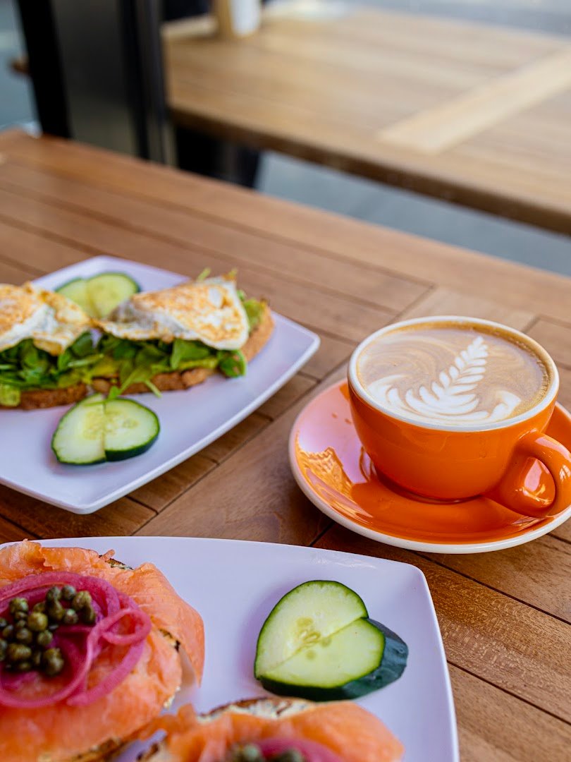 Coffee at Achilles Coffee Roasters Gaslamp, specialty coffee shop in San Diego