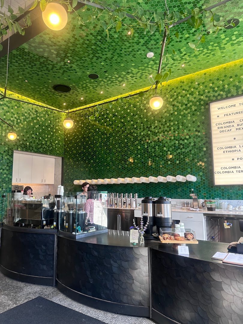 Interior of The Crown: Royal Coffee Lab & Tasting Room, specialty coffee shop in Oakland