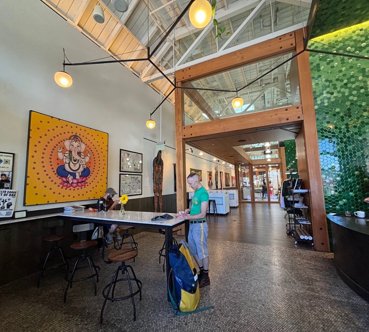 Interior of The Crown: Royal Coffee Lab & Tasting Room, specialty coffee shop in Oakland