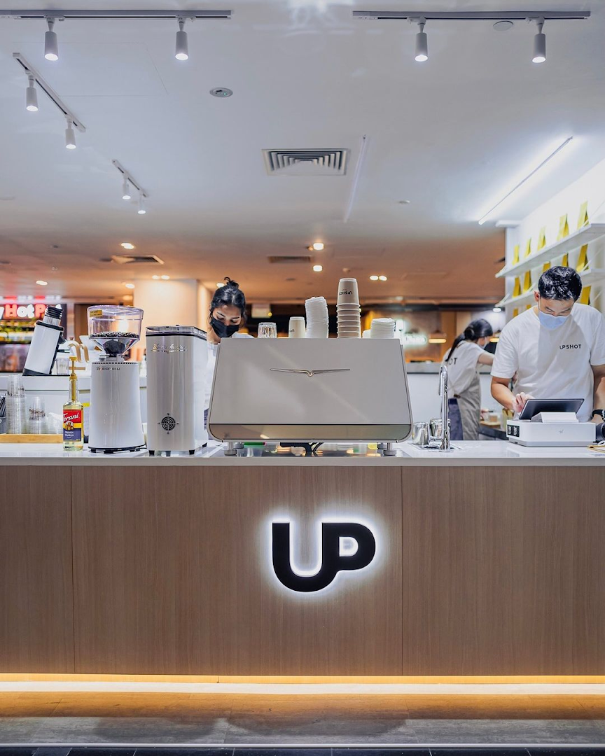 Interior of Upshot Specialty Coffee, specialty coffee shop in Singapore