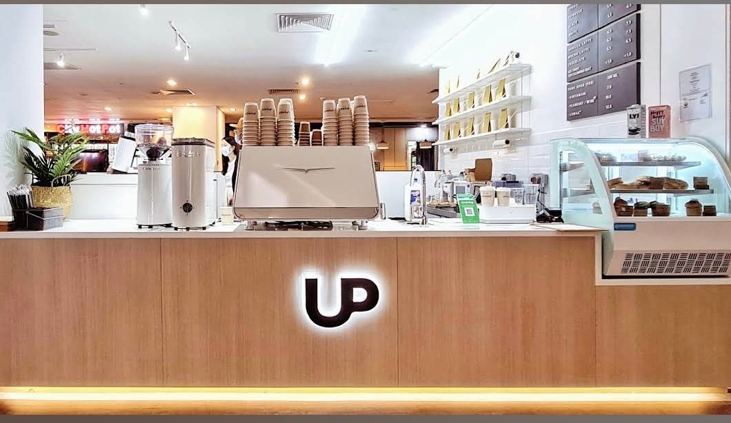 Interior of Upshot Specialty Coffee, specialty coffee shop in Singapore
