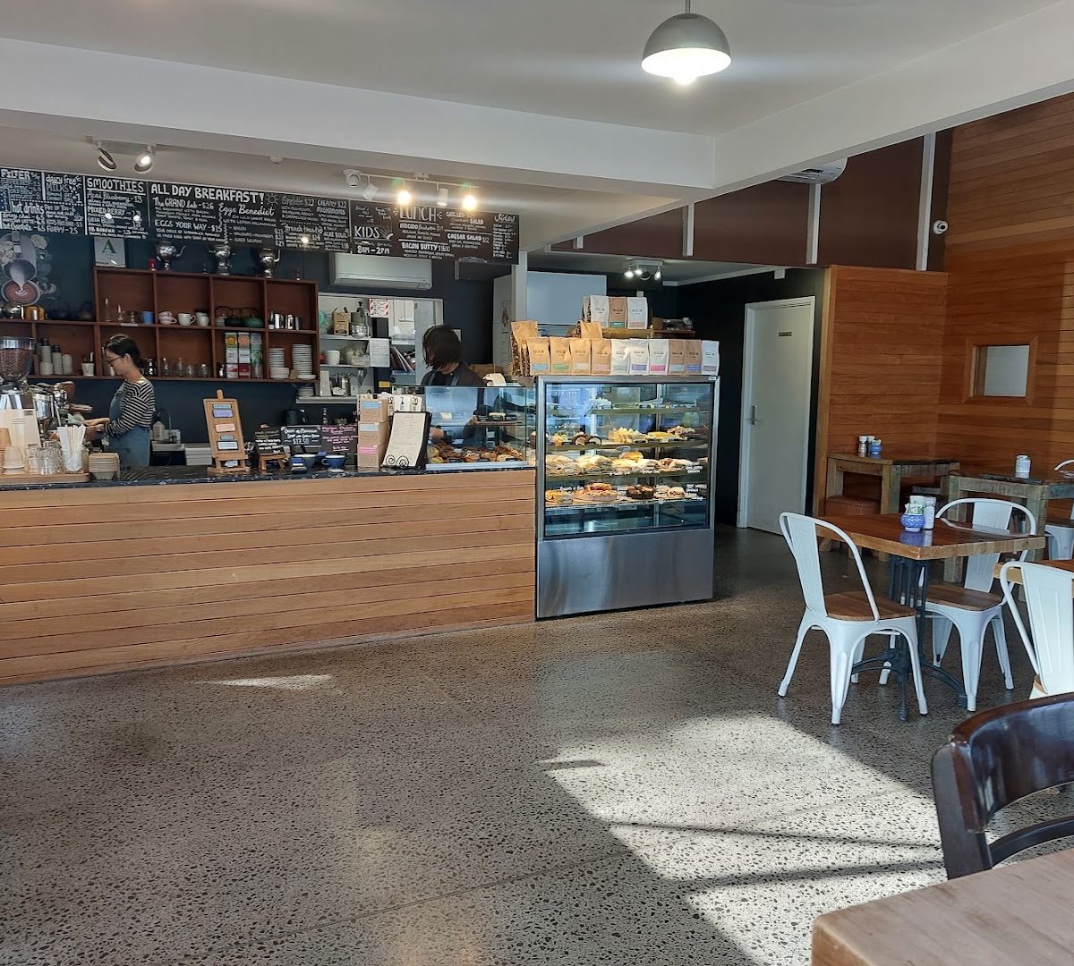 Interior of Coffee Lab, specialty coffee shop in Auckland