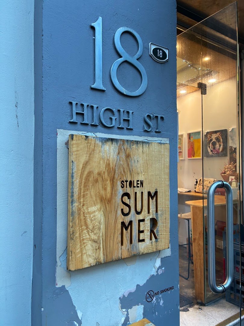 Storefront of STOLEN SUMMER, specialty coffee shop in Auckland
