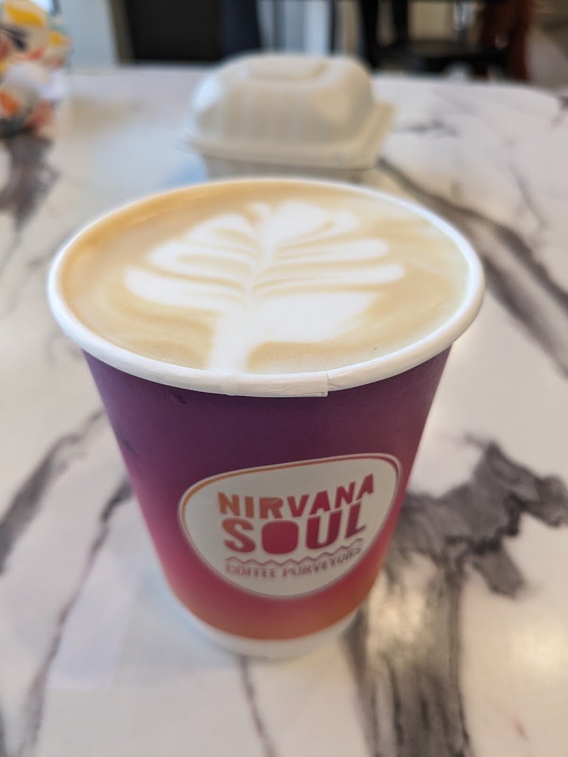 Coffee at Nirvana Soul Coffee, specialty coffee shop in San Jose