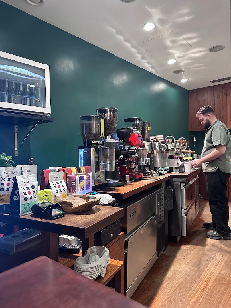 Interior of KAYA, specialty coffee shop in Athens